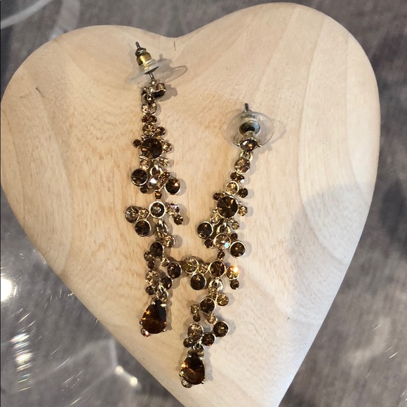 Swarovski hanging earrings - Picture 3 of 3